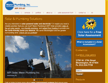 Tablet Screenshot of mannplumbinginc.com